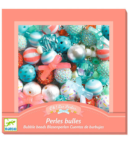 Djeco Perlur - 200+ Stk. - Bobble - Silfur