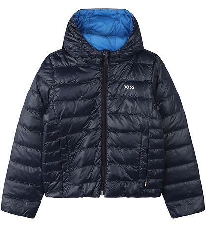BOSS Daunenjacke - Umkehrbar - Navy/Blau