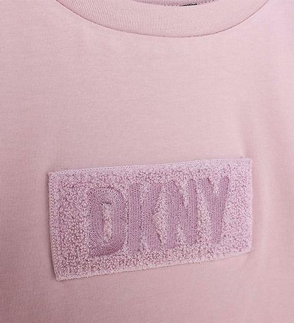 DKNY Stuttermabolur - Skera - Fjólublátt M. Terry
