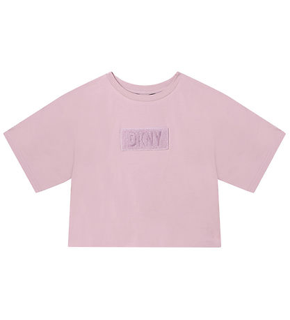 DKNY Stuttermabolur - Skera - Fjólublátt M. Terry