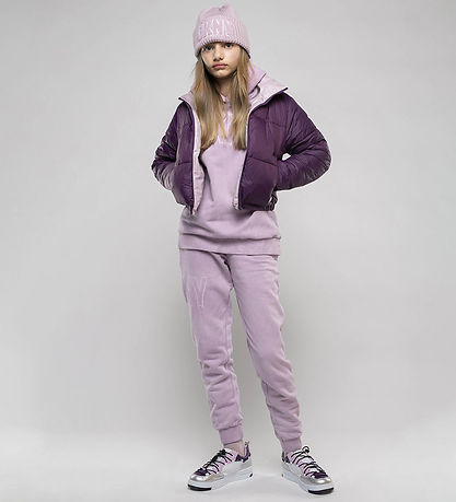 DKNY Hoodie - Purple w. Print