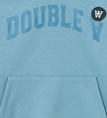 Wood Wood Hoodie - Izzy - Sky Blue w. Print