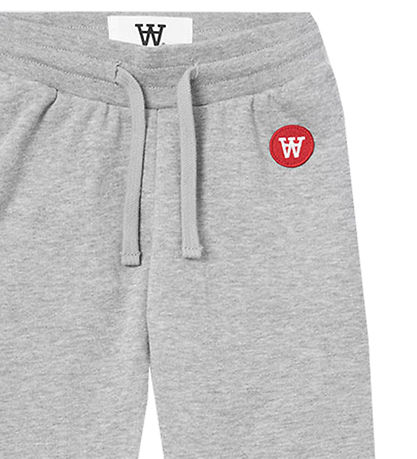 Wood Wood Sweatpants - Robbery - Grey Melange