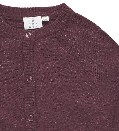 The New Cardigan - TnEve - Rose Brown w. Glitter