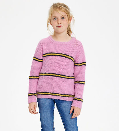 The New Blússa - Prjónað - TnDada - Pastel Lavender M. Gult