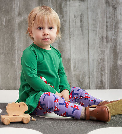 Freds World Leggings - Sveppir - Paisley/Energy Blue/Lollipop