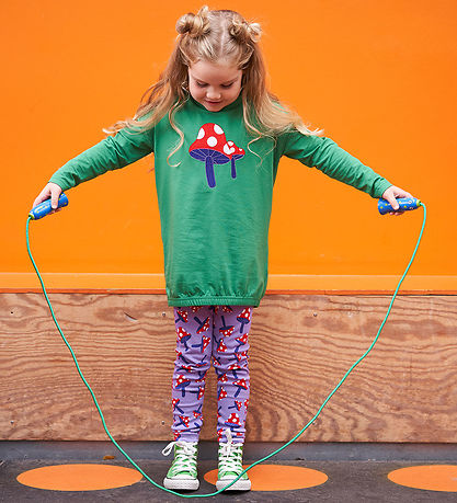 Freds World Leggings - Sveppir - Paisley/Energy Blue/Lollipop