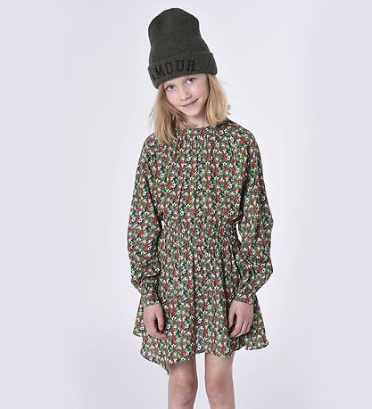 Zadig & Voltaire Klänning - Lime m. Blommor