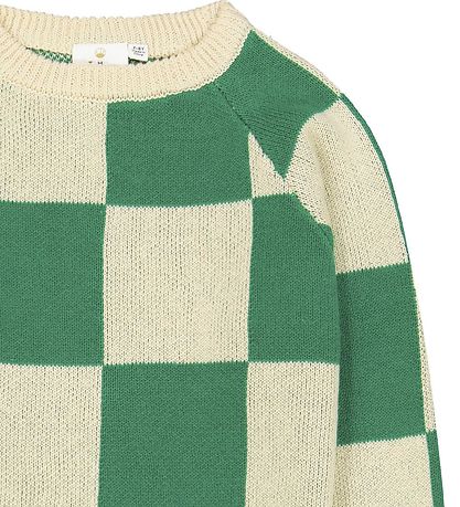 The New Blouse - Knitted - TnOlly - Bosphorus/White Check
