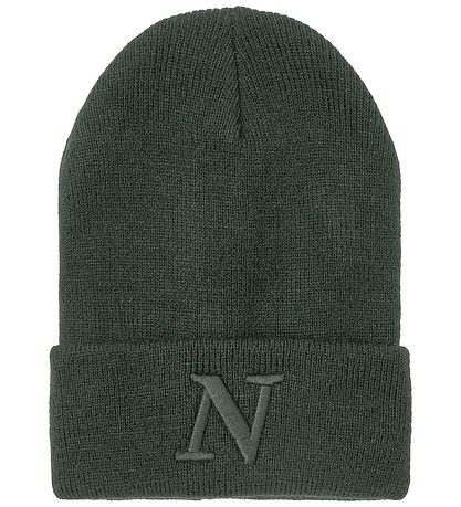 Name It Beanie - Knitted - Noos - NknMalik - Deep Forest