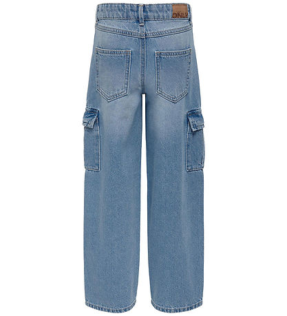 Kids Only Cargohose - Noos - KogHarmony - Light Blue Denim