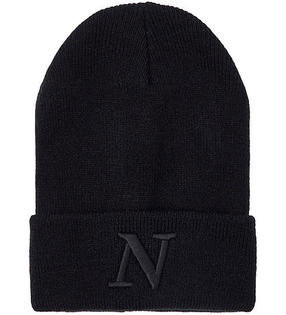 Name It Beanie - Noos - Knitted - NknMalik - Black