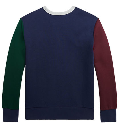 Polo Ralph Lauren Bluse - Navy m. Bordeaux/Dunkelgrün