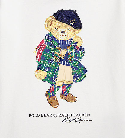 Polo Ralph Lauren Blouse - White w. Soft Toy