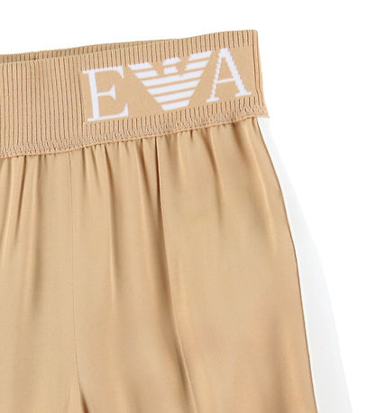 Emporio Armani Byxor - Beige m. Vit