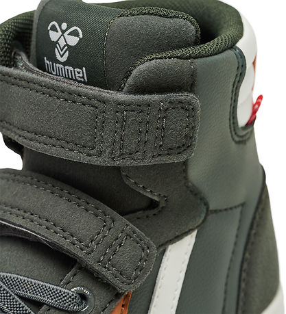 Hummel Kängor - Slankare Stadil Leather High Jr - Forest natt