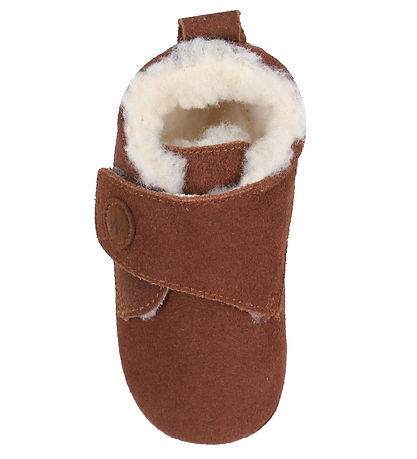 Wheat Skinntofflor m. Foder - Taj - Cognac