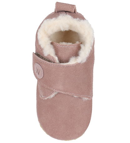 Wheat Skinntofflor m. Foder - Taj - Dusty Rouge