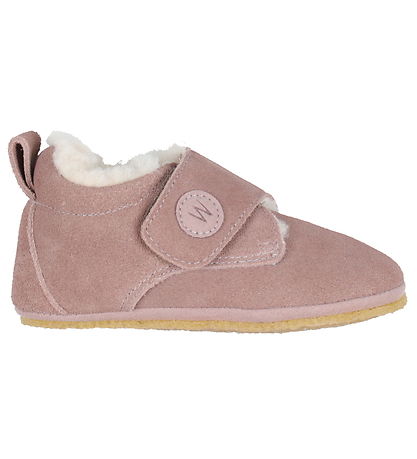 Wheat Skinntofflor m. Foder - Taj - Dusty Rouge