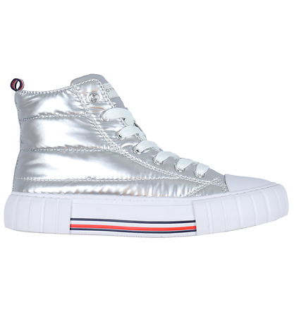 Tommy Hilfiger Bottes - lev Top Lace-Up - Argent