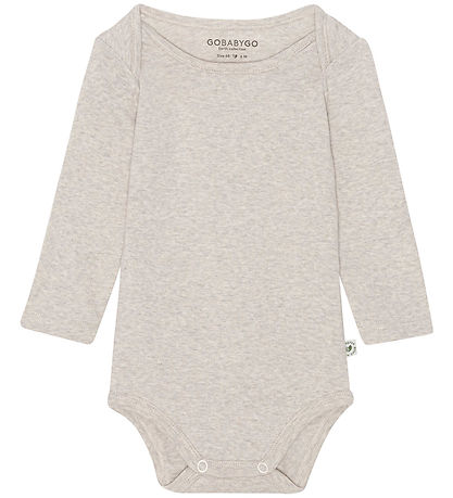 GoBabyGo Bodysuit l/s - Hazel - Feather
