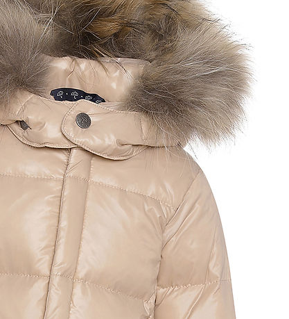 Ver de Terre Daunenjacke m. Pelz - Mahogany Rose