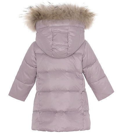 Ver de Terre Down Jacket w. Fur - Heather