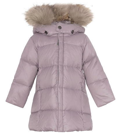 Ver de Terre Down Jacket w. Fur - Heather