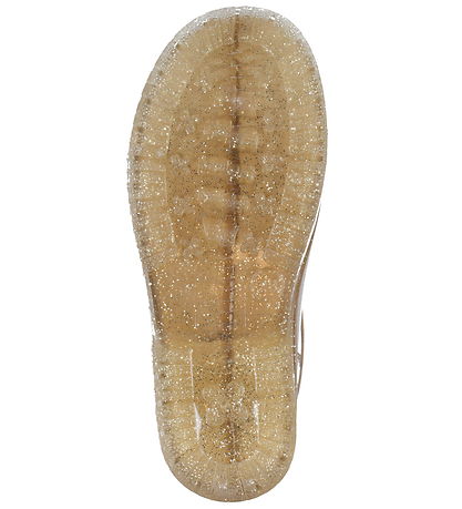 Petit by Sofie Schnoor Rubber Boots w. Lining - Nougat w. Glitte