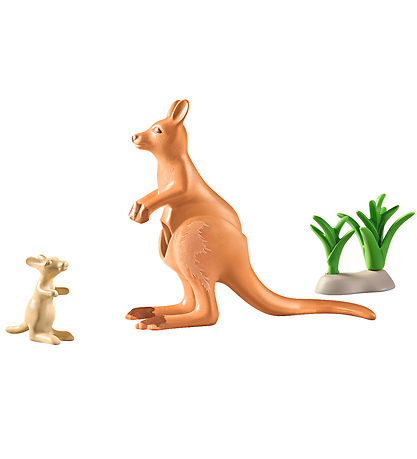 Playmobil Wiltopia - Känguru m. Jung - 7 Teile - 71290