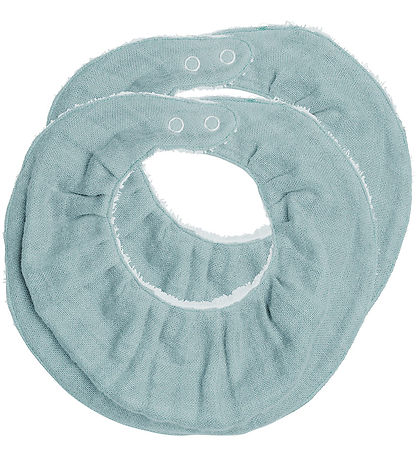 Fabelab Lätzchen - Ruffle - 2er-Pack - Cottage Blue