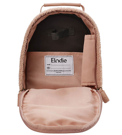 Elodie Details Leikskóla bakpoki - Mini - Bleikt Bouclé