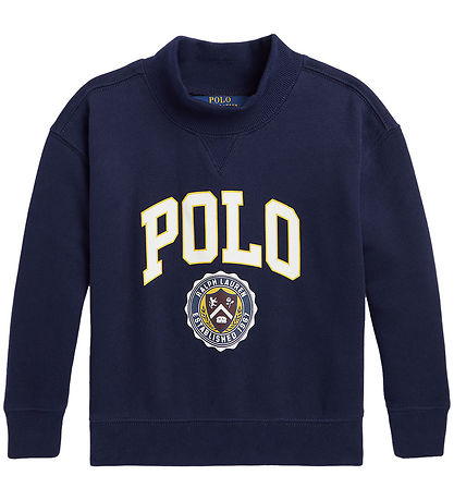 Polo Ralph Lauren Sweatshirt - Marinbl m. Tryck