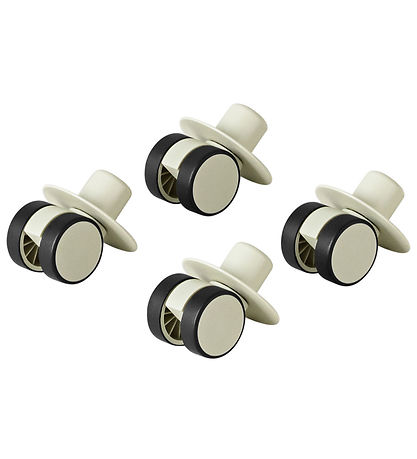 MODU 4x Swirly Wheels - 4-Pack - Dusty Green