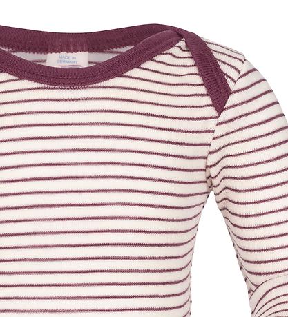 Engel Bluse - Wolle/Seide - Natural/Orchid