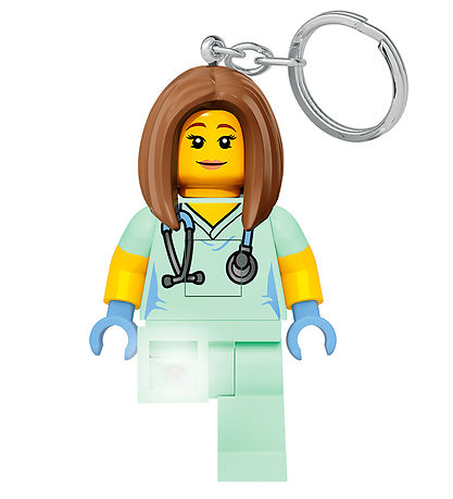 LEGO Sleutelhanger m. Zaklamp - LEGO Verpleegkundige
