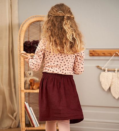 Müsli Blouse - Rib - Berry - Spa Rose/Fig/Berry Red
