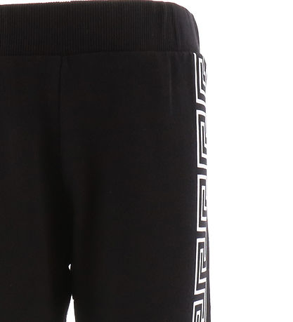 Versace Sweatpants - Black/White w. Print
