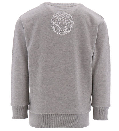 Versace Sweatshirt - Grey Melange w. White