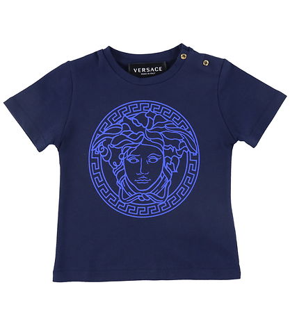 Versace T-shirt - Navy w. Blue