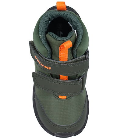 Viking Winter Boots - Ash Mid F GTX - Huntinggreen/Orange