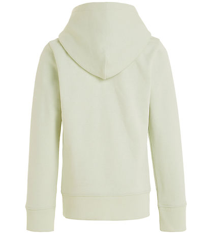 Calvin Klein Hoodie - Monogram Repeat - Canary Green w. Print