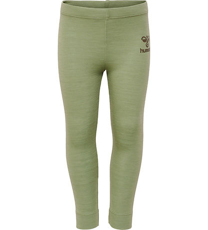 Hummel Leggings - ull - hmlWolly - Olía Green