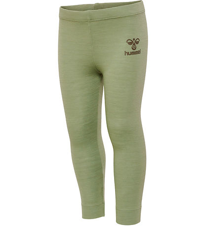 Hummel Leggings - ull - hmlWolly - Olía Green