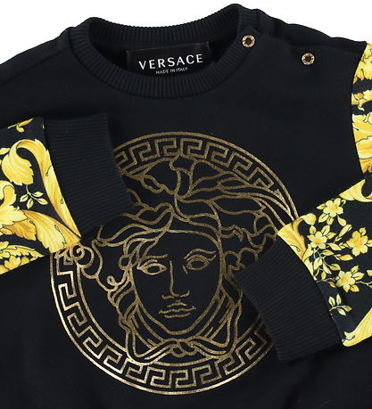 Versace Sweatshirt - Black w. Gold