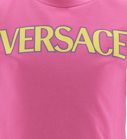 Versace T-shirt - Fuchsia w. Yellow