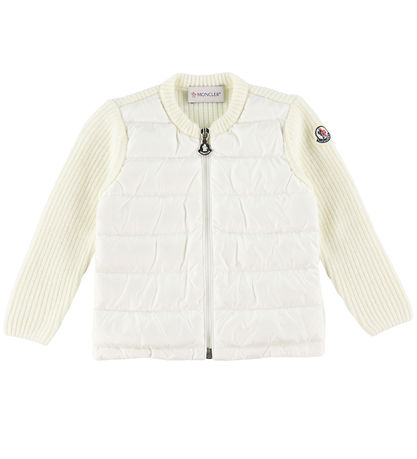 Moncler Cardigan - Wol/Dons - Off White