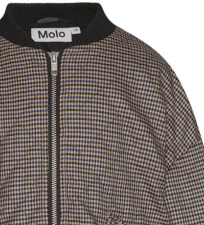 Molo Jacke - Herren - Sand Blue Kariert