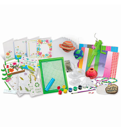 4M Recycled paper Set - STEAM Powered Kids - Green Paper Craft