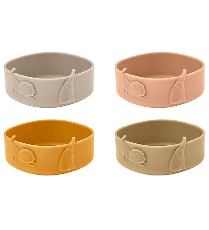 Liewood Bowls - Silicone - Emily - 4-Pack - Tuscany Rose Multi